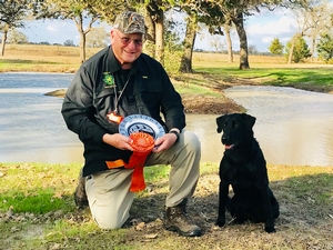 Gary Witherspoon and Major MN retriever 